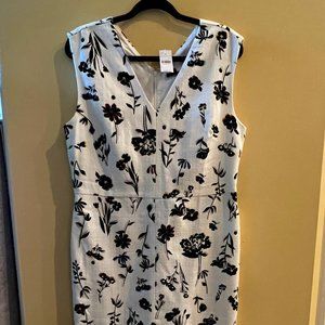 WHITE COLORFUL DRESS